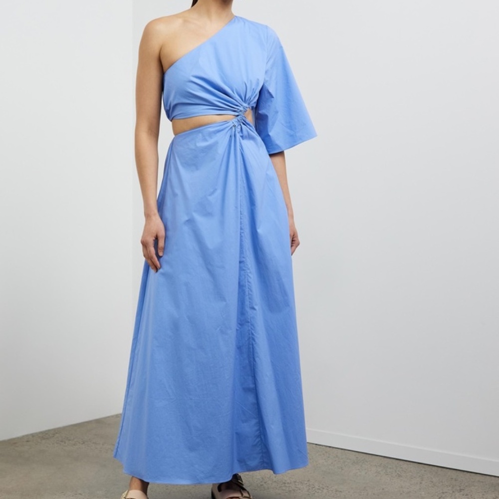 CAMILLA & MARC Blue Cut-out Detail Maxi Dress - Picture 1 of 7